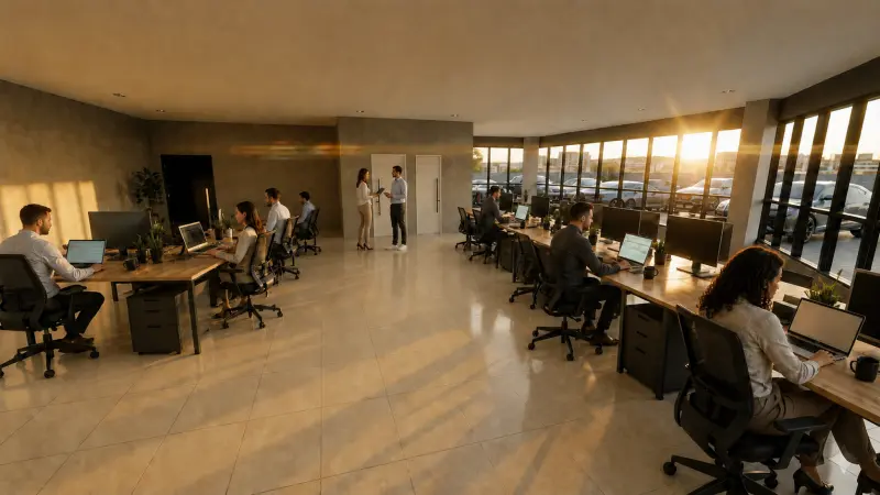 Espaços comerciais